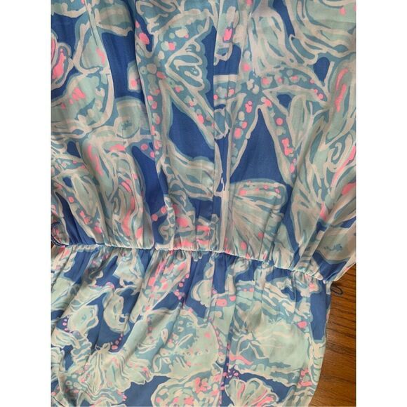 Lilly Pulitzer Deanna Feeling Tanked Print Tank Short Romper - Picture 3 of 7